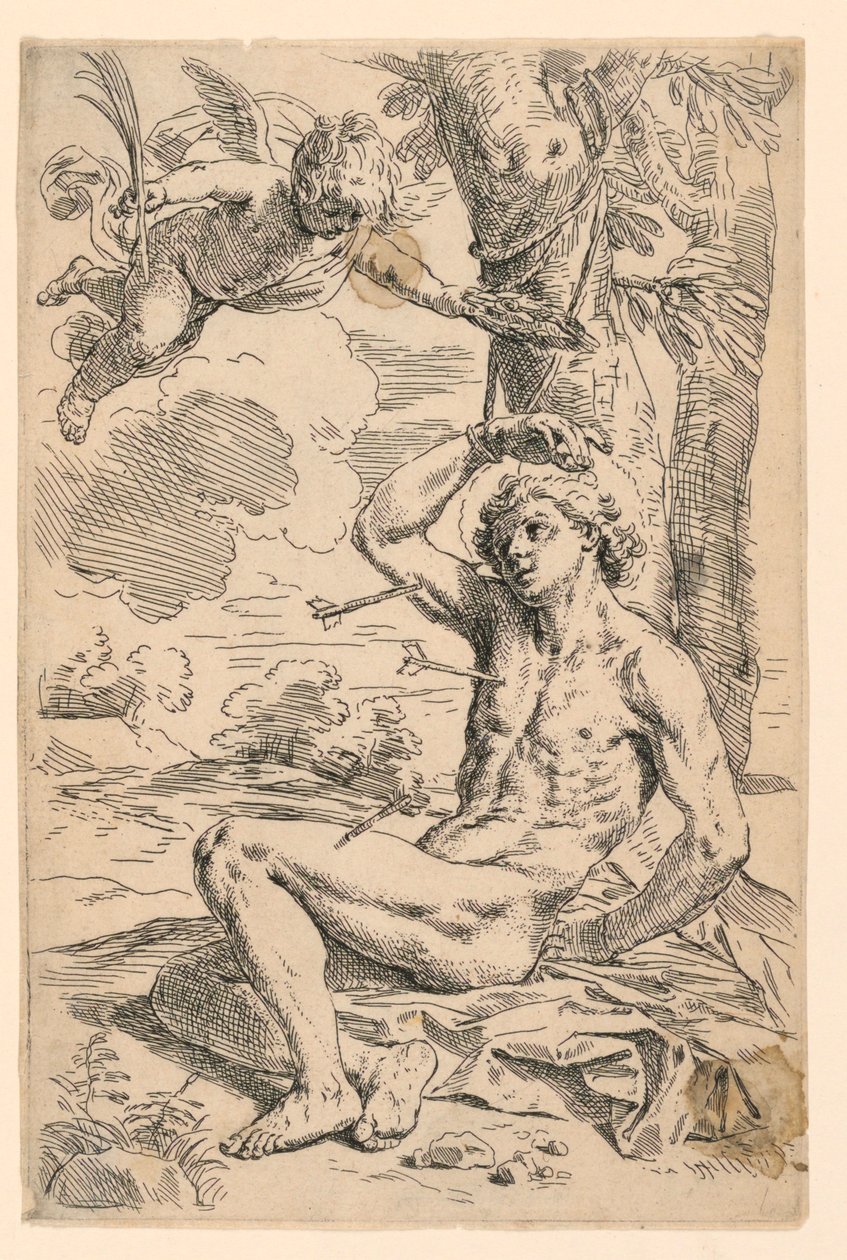 Saint Sébastien - Simone Cantarini