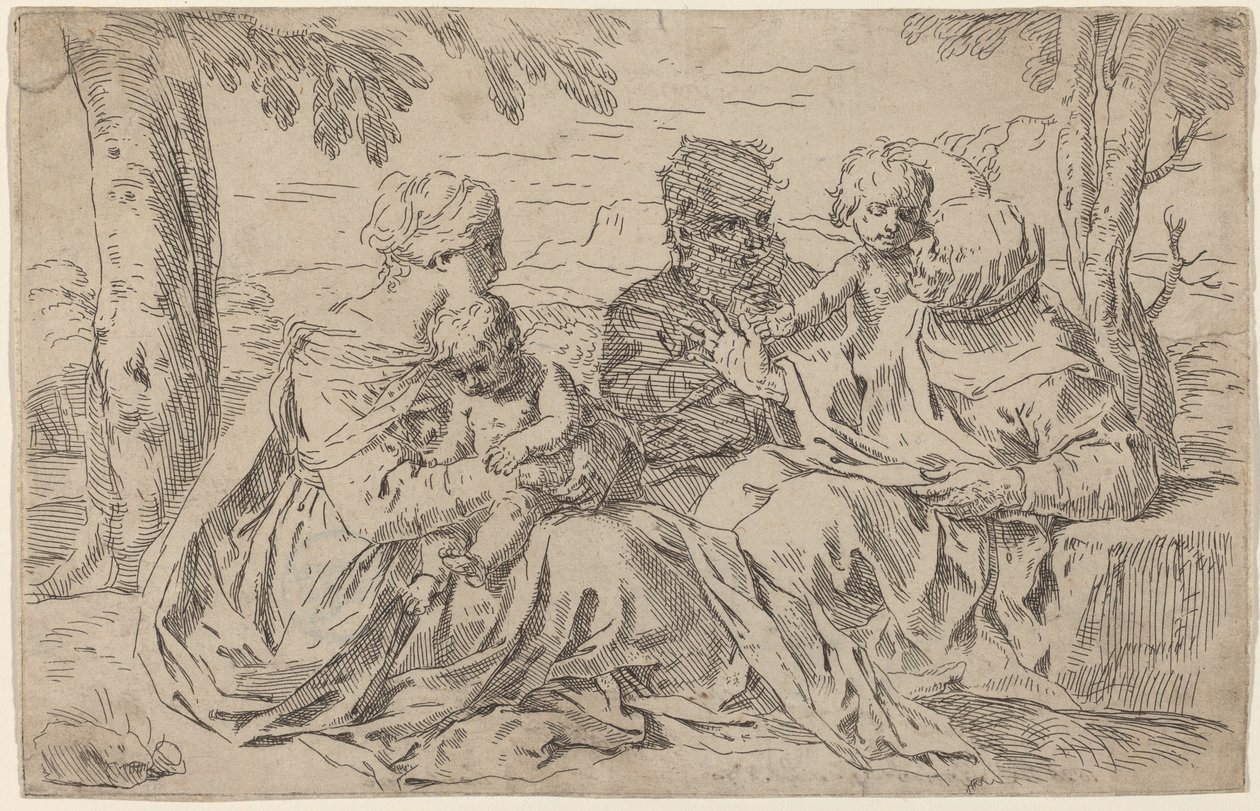 La Sainte Famille - Simone Cantarini