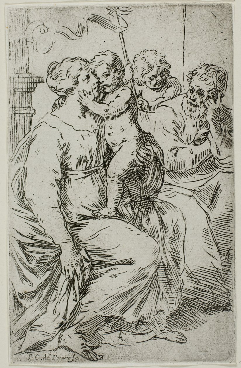 La Sainte Famille - Simone Cantarini