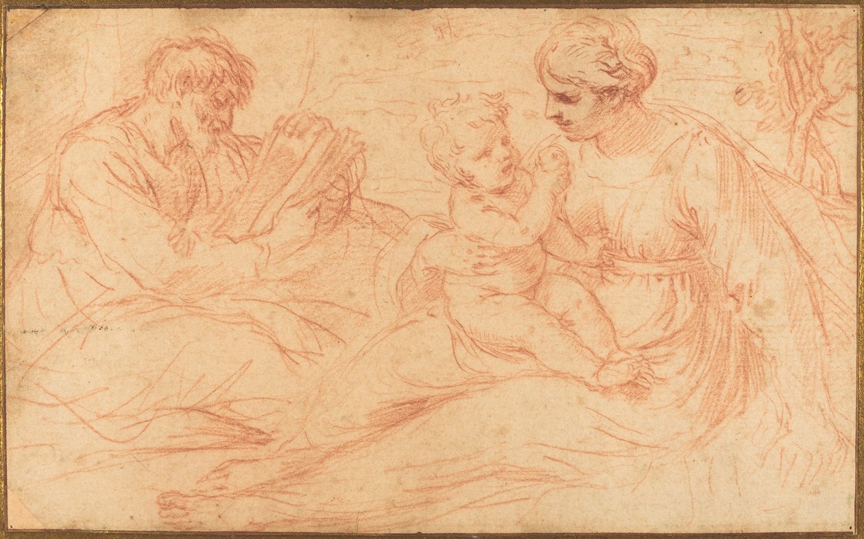 Die Heilige Familie - Simone Cantarini