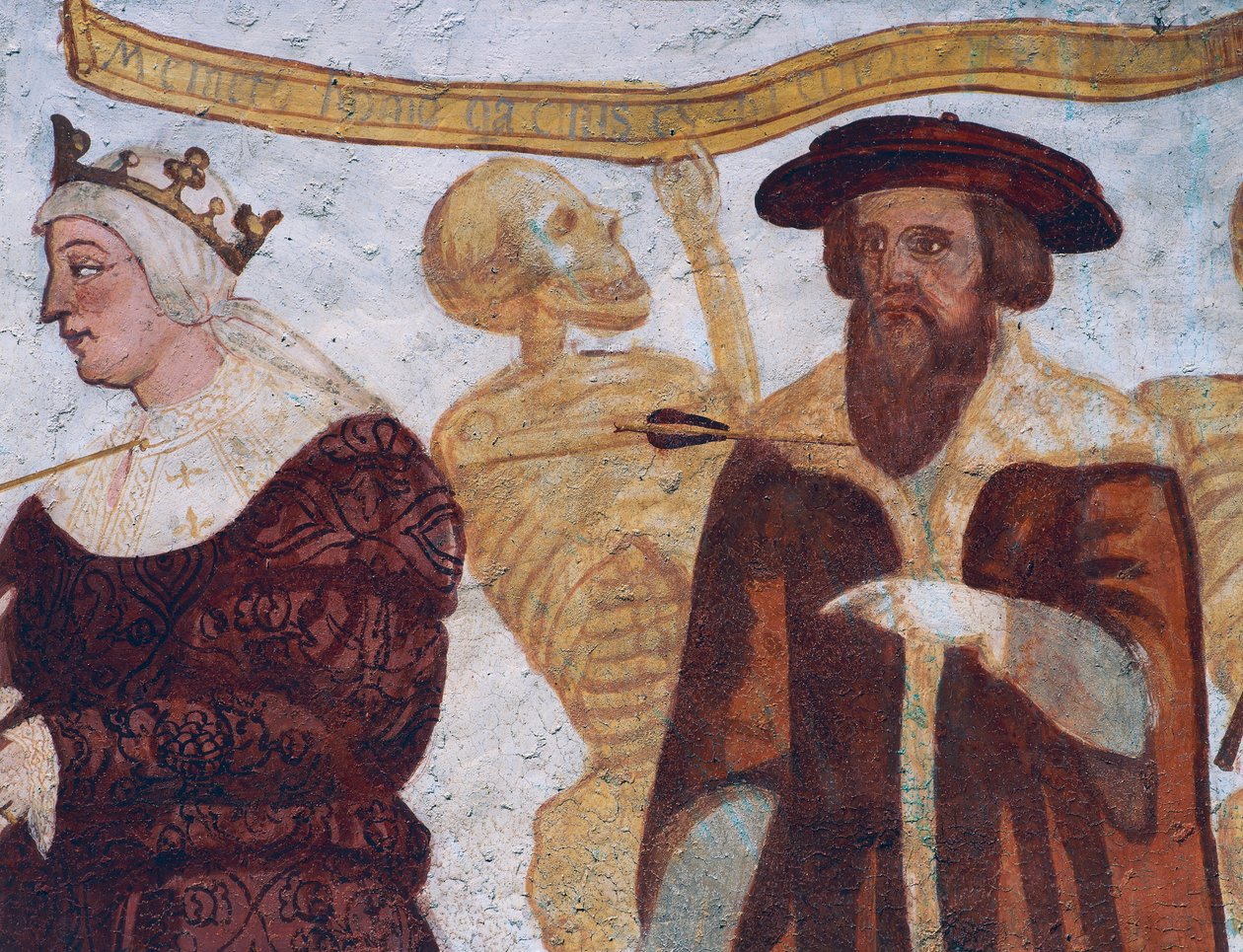 La Mort avec le Duc (détail) - Simone II Baschenis