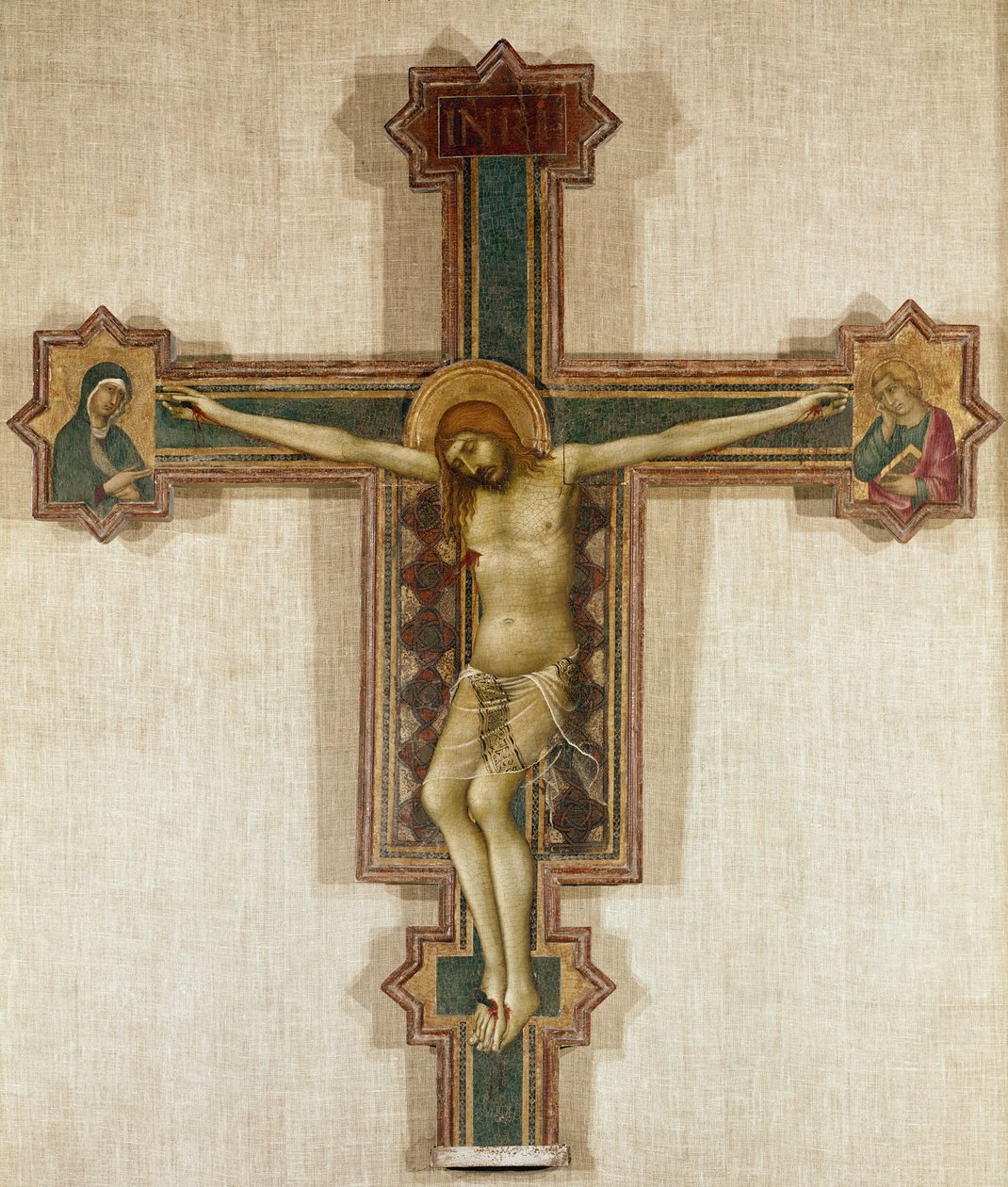 Crucifix avec la Vierge Marie et Saint Jean l