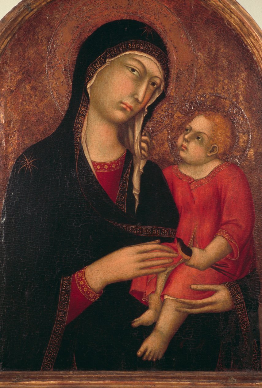 Madone et Enfant - Simone Martini