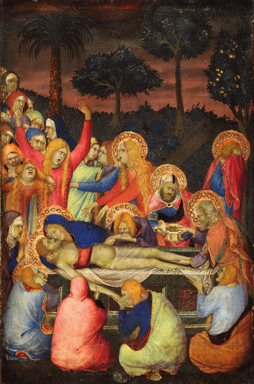 La mise au tombeau du Christ - Simone Martini