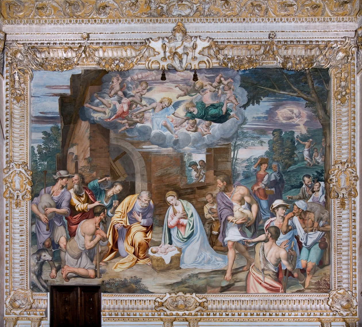 Adoration des bergers - Simone Veneziano Peterzano
