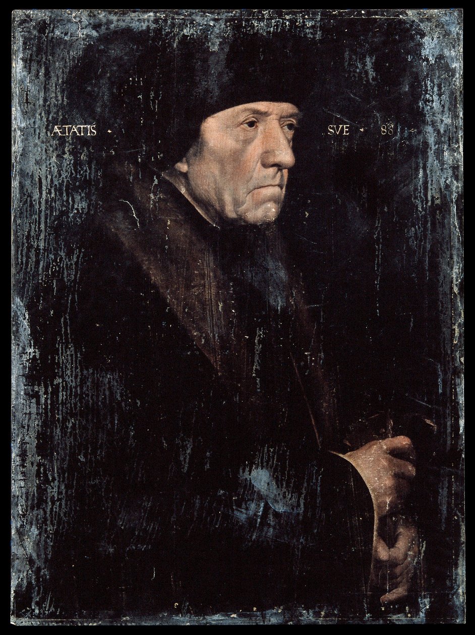 Sir John Chambers. Reproduction en couleur de la peinture par H. Holbein. Collections iconographiques - Sir John chambers