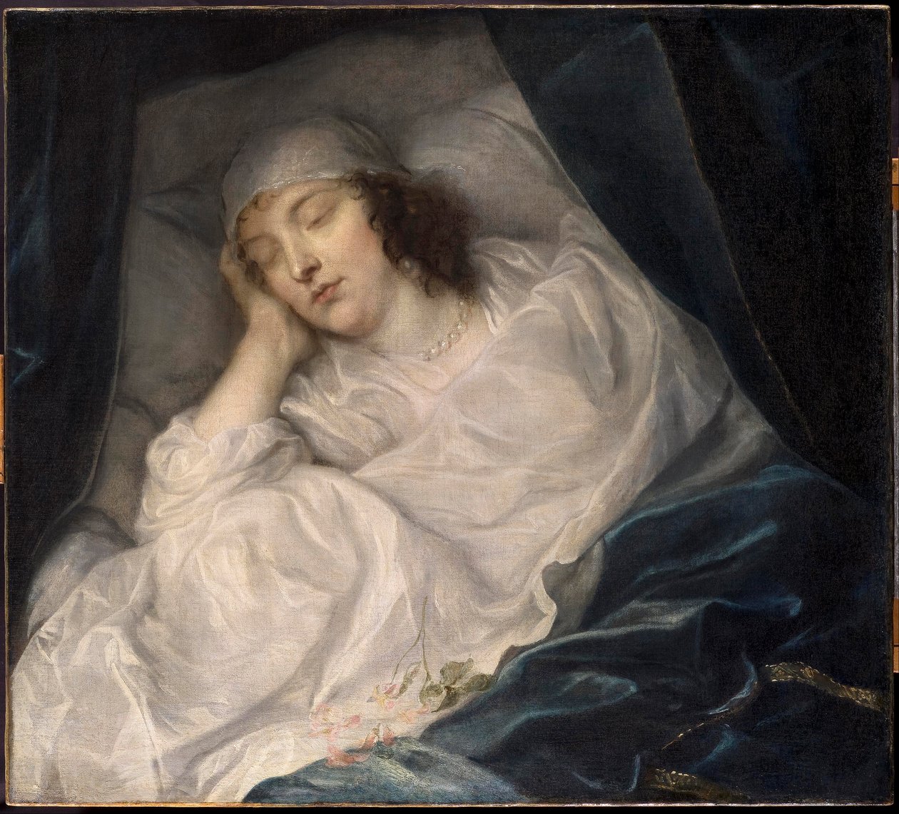 Venetia, Lady Digby, sur son lit de mort - Sir Anthony van Dyck
