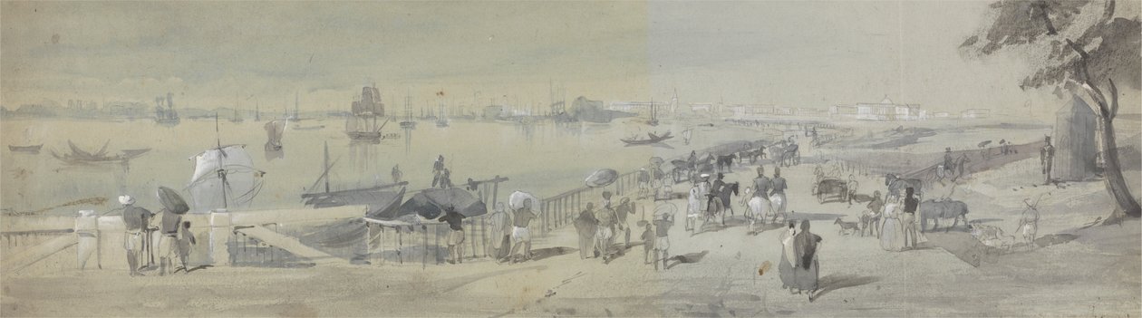 Vue générale de Calcutta, depuis l