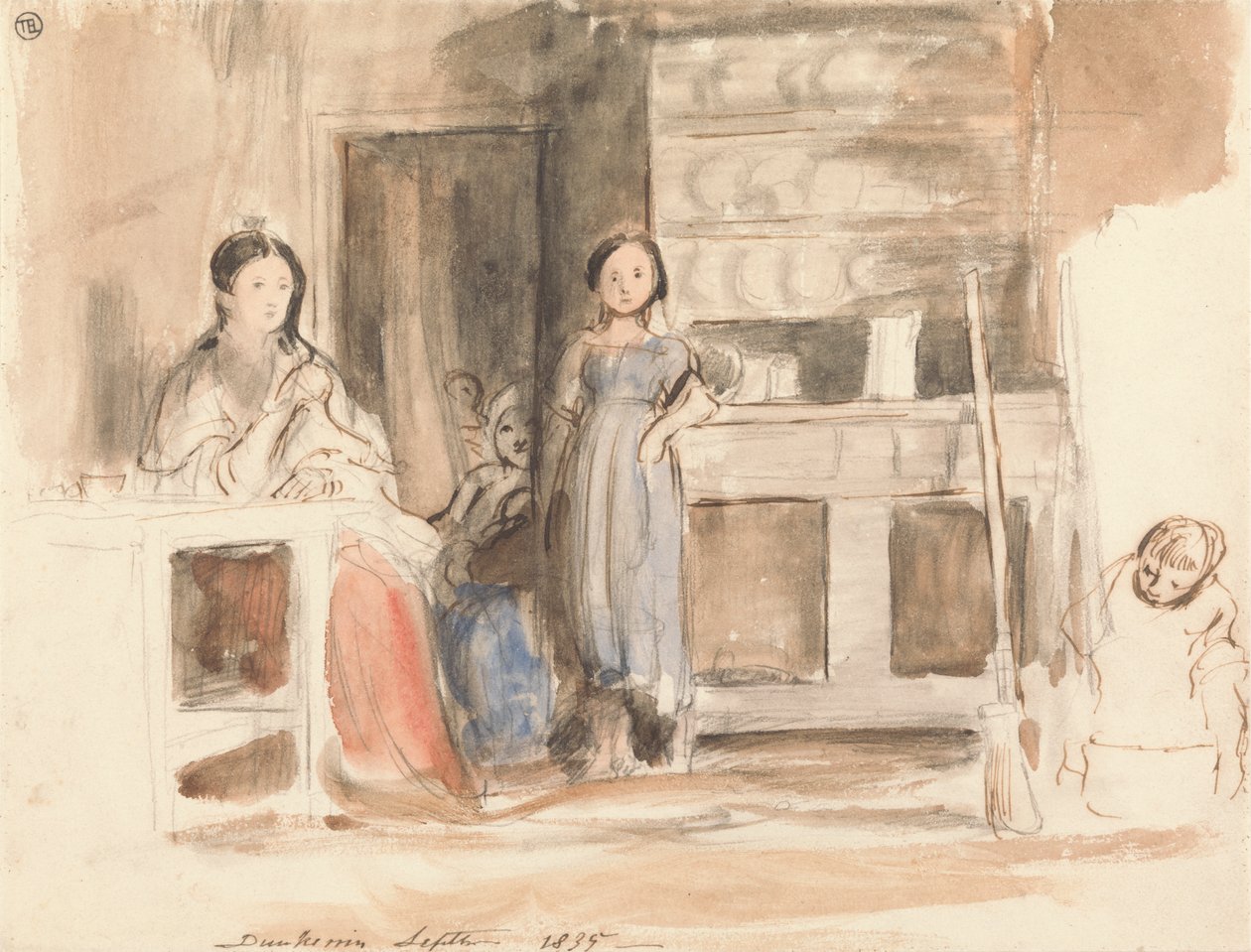 Scène de cuisine : Dunkerrin, septembre 1835 - Sir David Wilkie
