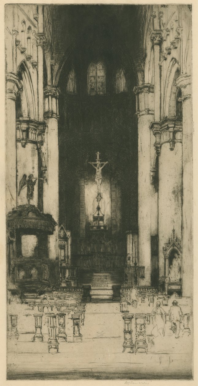 Notre-Dame, Dinant [Série belge : n° 8] - Sir David Young Cameron