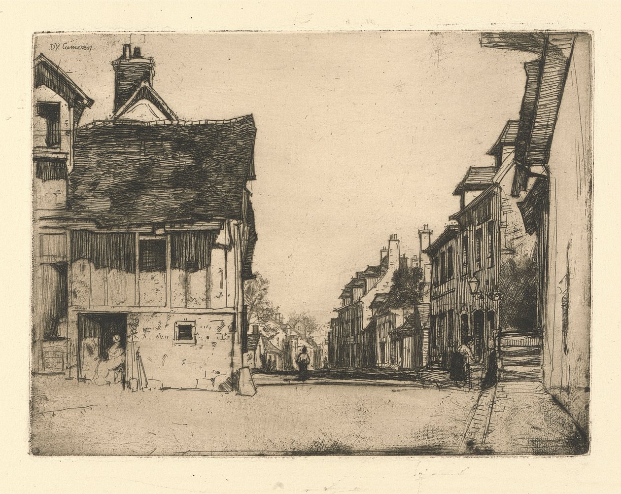 Un village normand - Sir David Young Cameron
