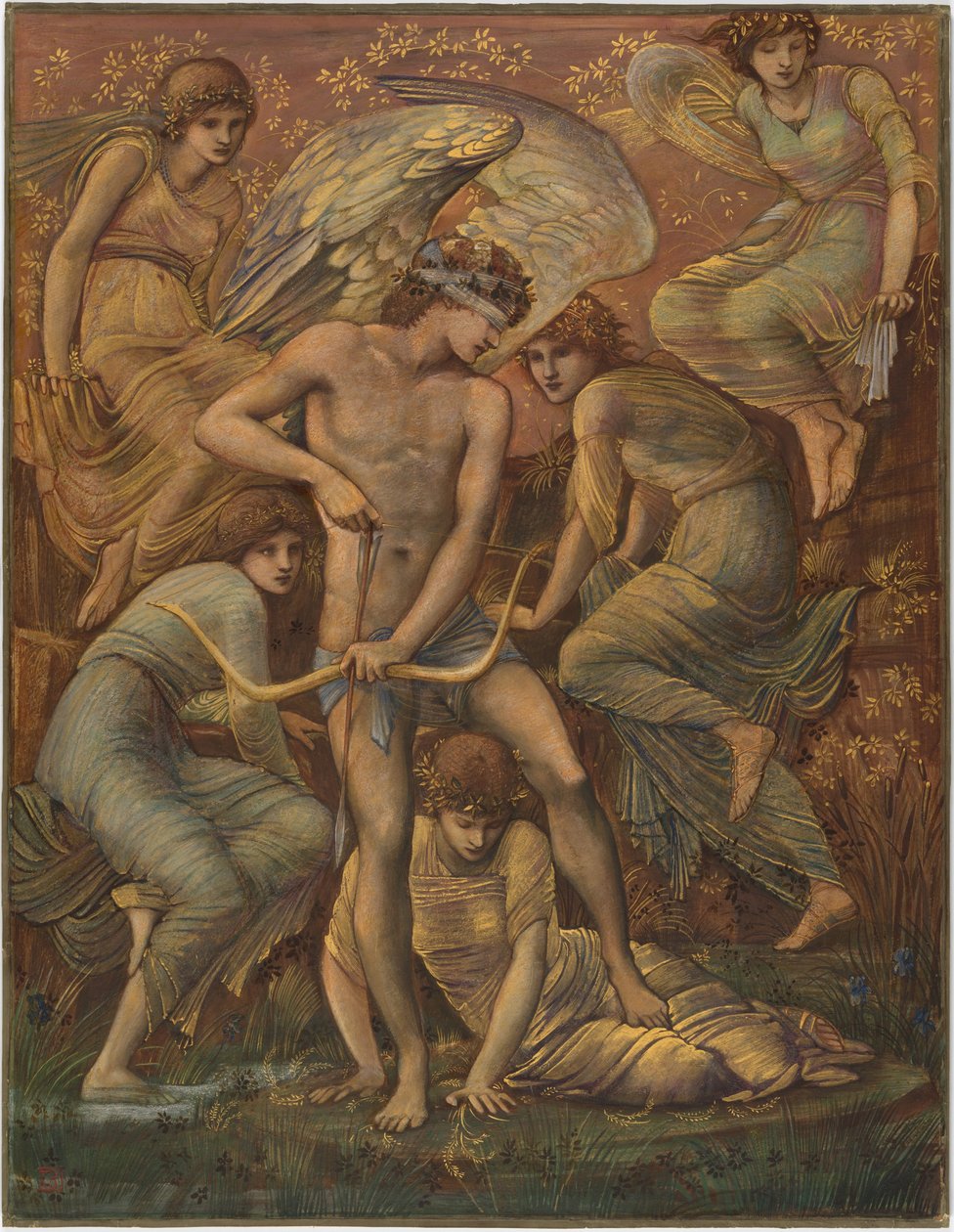 Les champs de chasse de Cupidon - Sir Edward Burne Jones