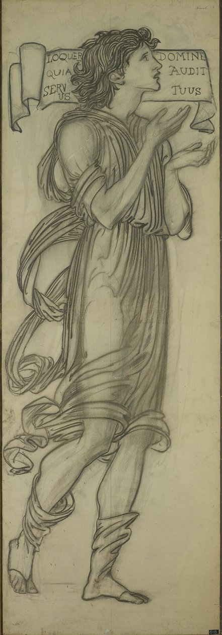 Samuel (carton pour la fenêtre est de la chapelle de la Dame) - Sir Edward Burne Jones