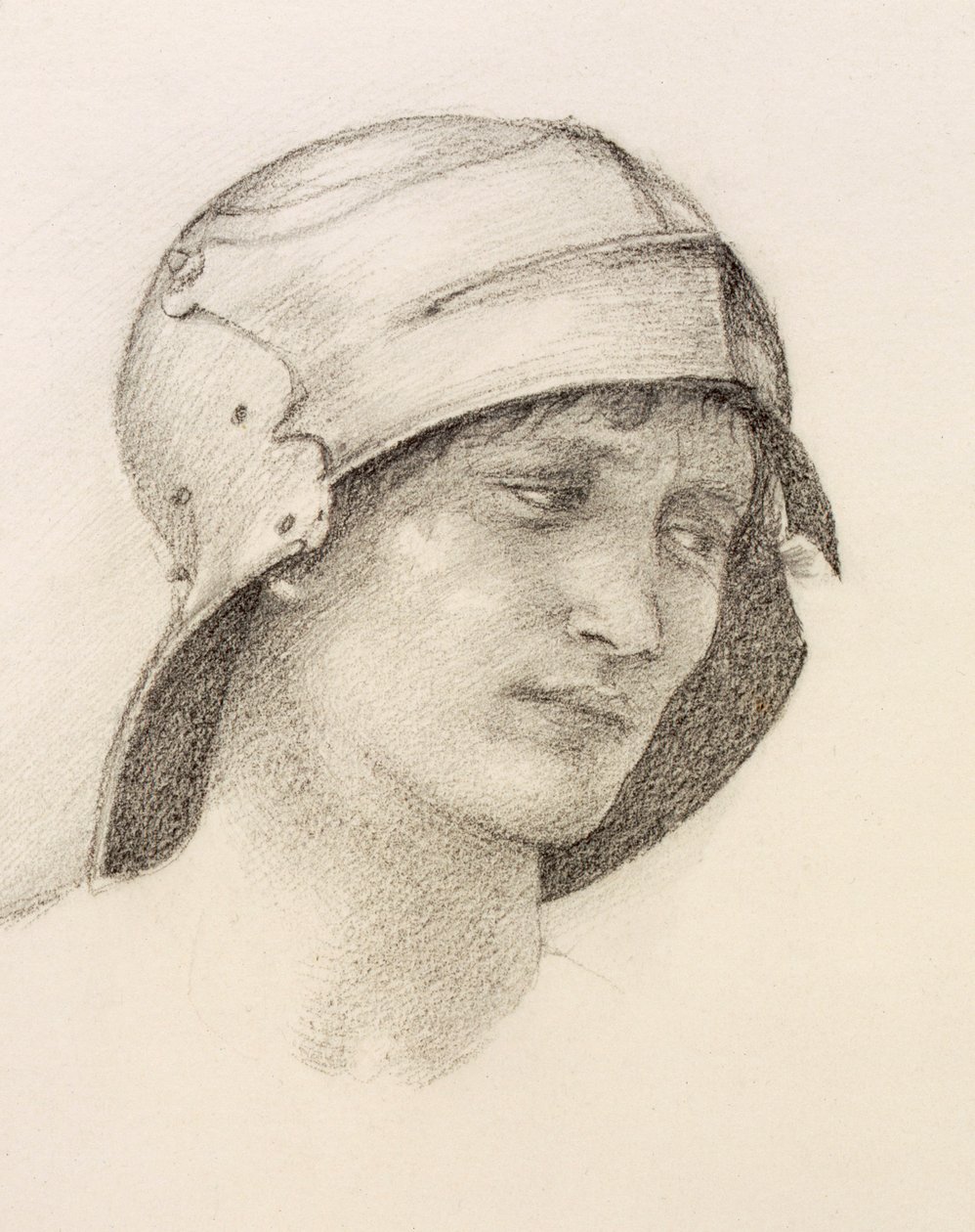 Femme au chapeau (détail) - Sir Edward Burne Jones