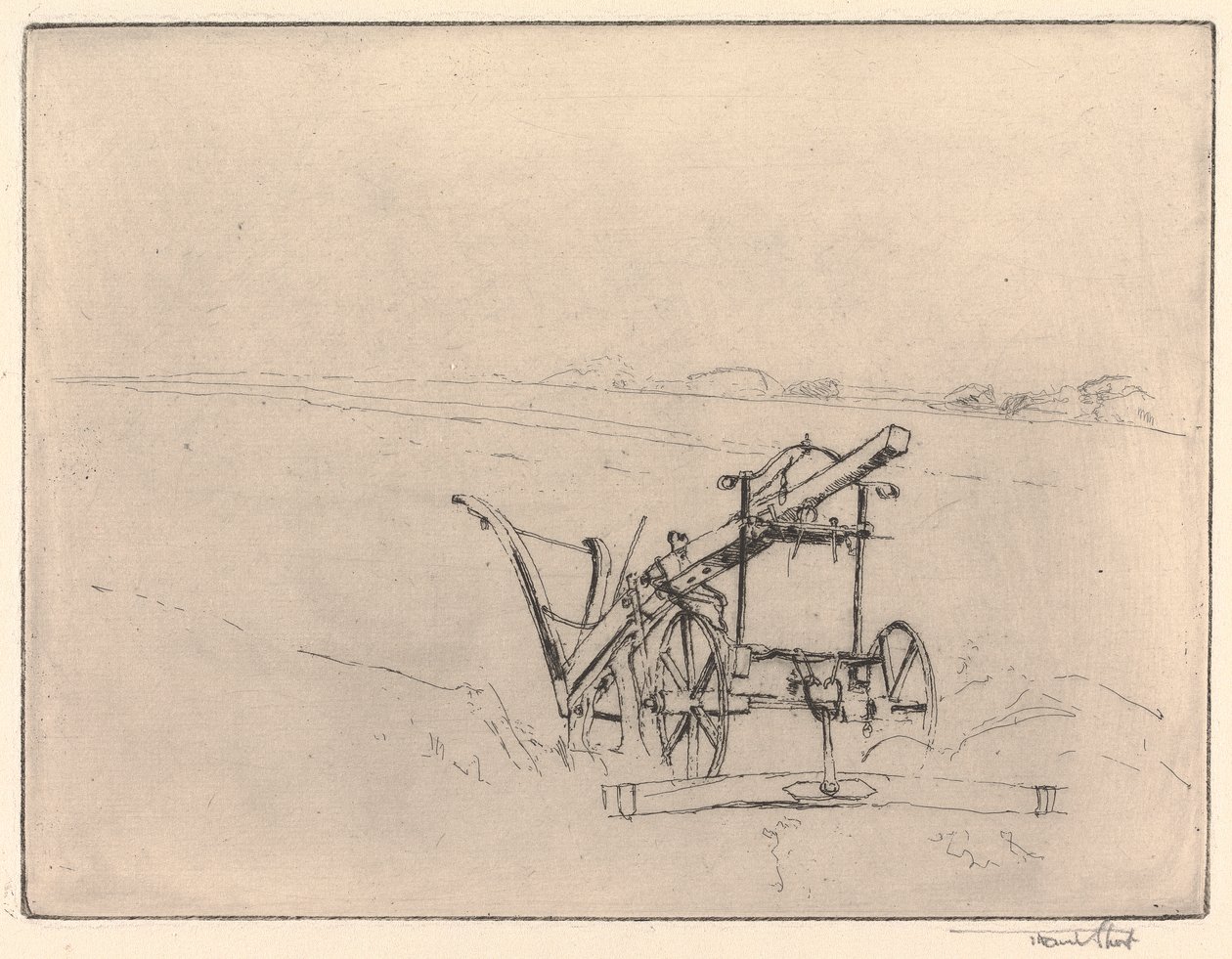 Une charrue du Norfolk - Sir Frank Short