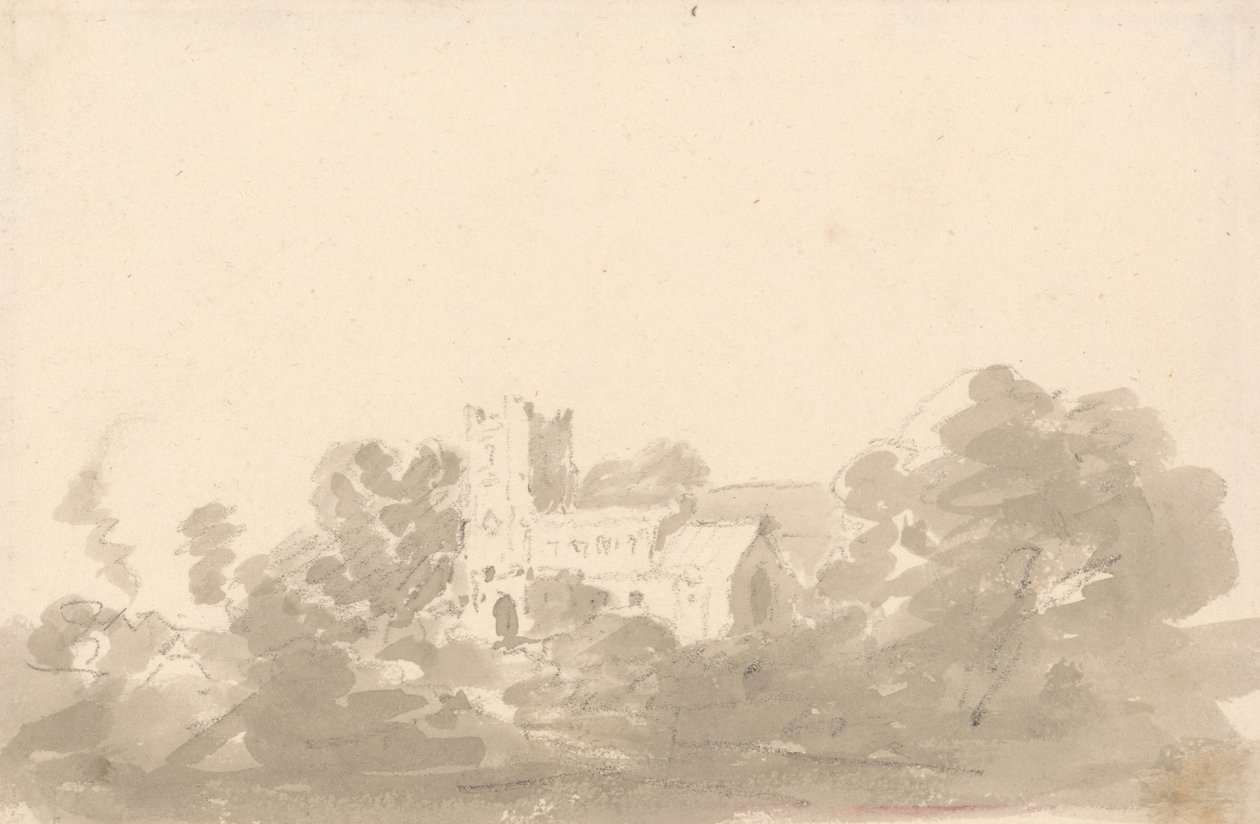Église dans les Arbres - Sir George Howland Beaumont seventh Baronet