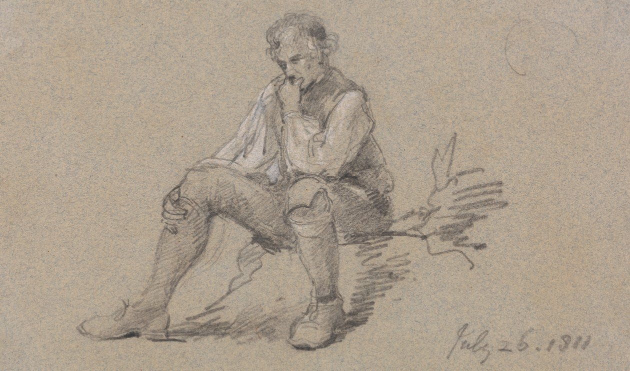 Homme assis - Sir George Howland Beaumont seventh Baronet