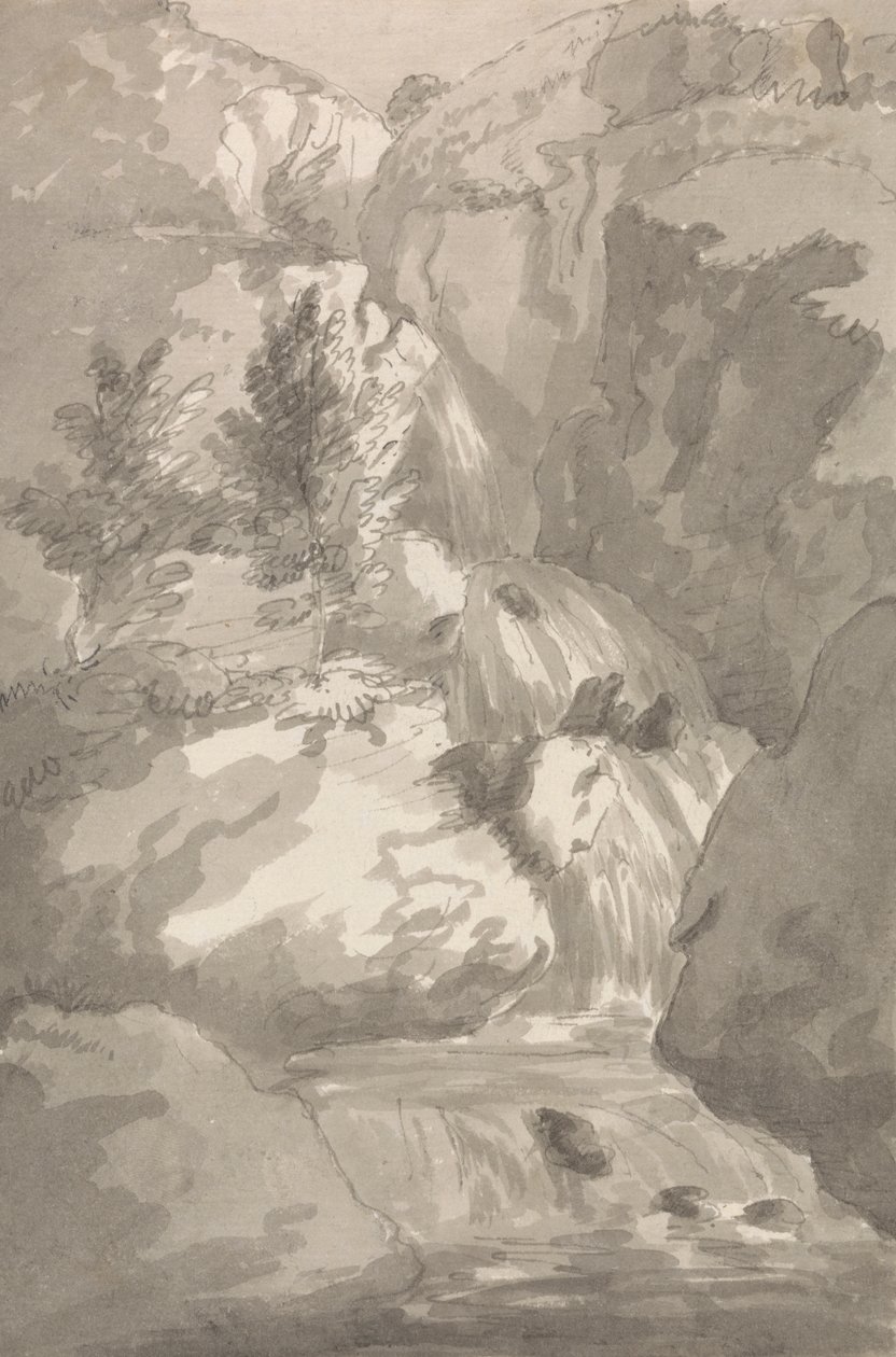 Partie de Brind Gill à Ligburthwaite - Sir George Howland Beaumont seventh Baronet