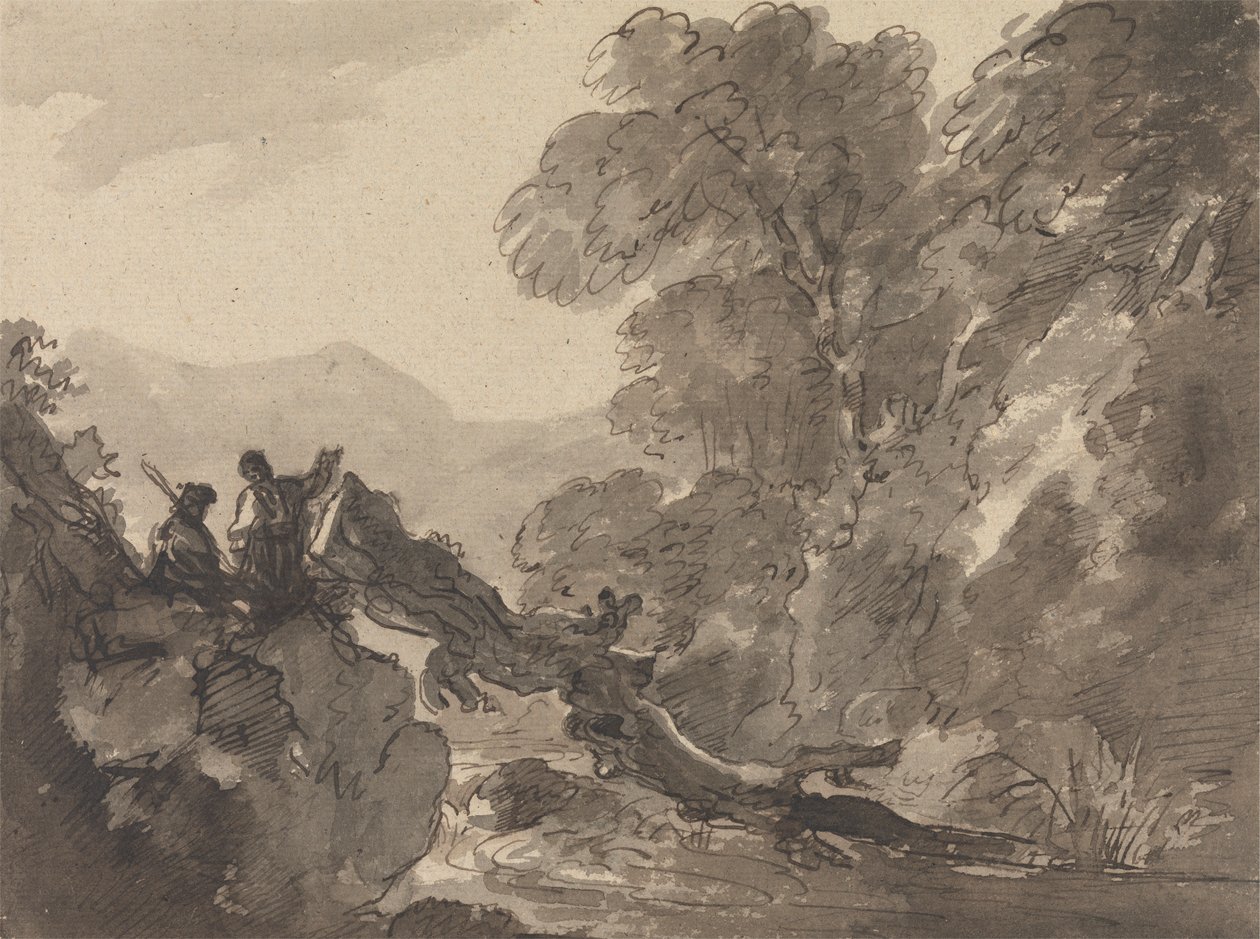 Paysage Romantique - Sir George Howland Beaumont seventh Baronet