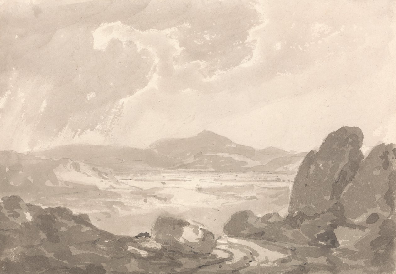 Vue sur la vallée - Sir George Howland Beaumont seventh Baronet
