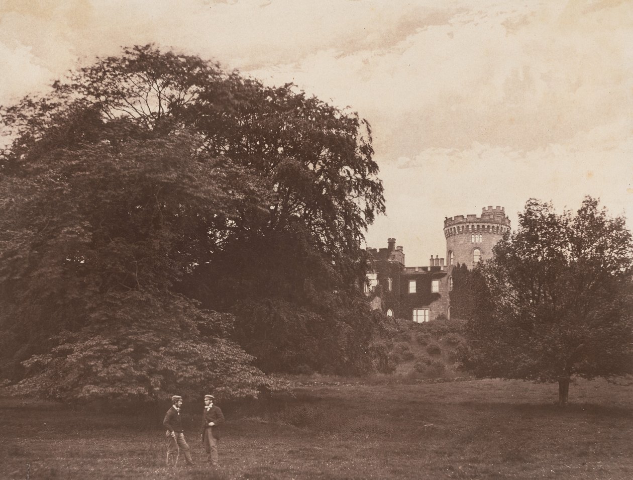 Château de Tullichewan, Vale of Leven, Écosse, 1857 (photo) - Sir James Campbell of Stracathro