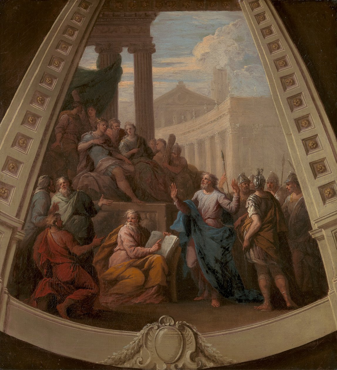 Saint Paul devant Agrippa - Sir James Thornhill