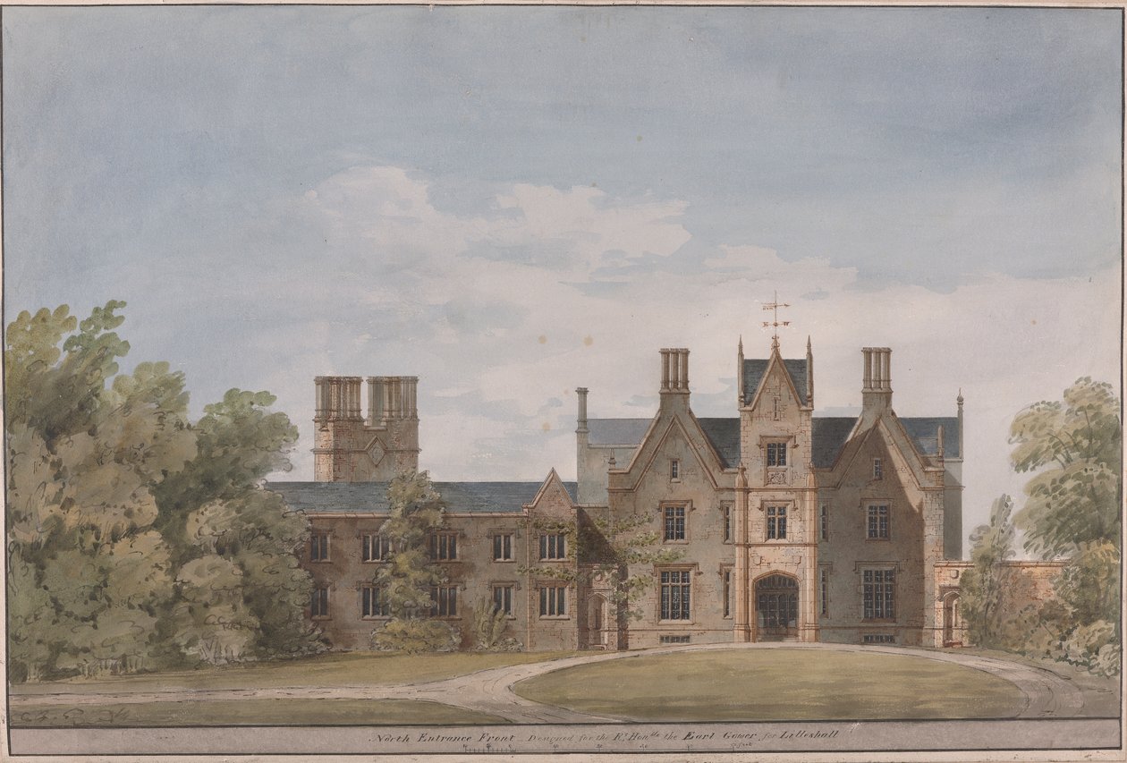 Lilleshall, Shropshire : entrée nord - Sir Jeffry Wyatville