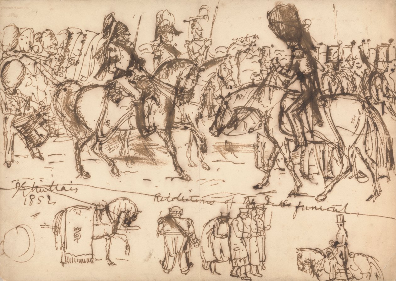 Les funérailles du duc de Wellington - Sir John Everett Millais