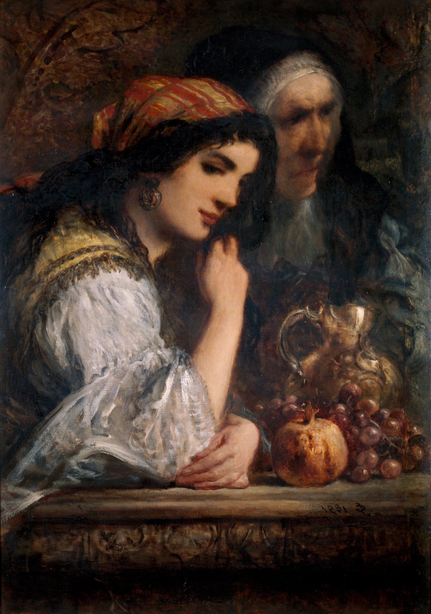 La nièce et la gouvernante de Don Quichotte, 1891 - Sir John Gilbert
