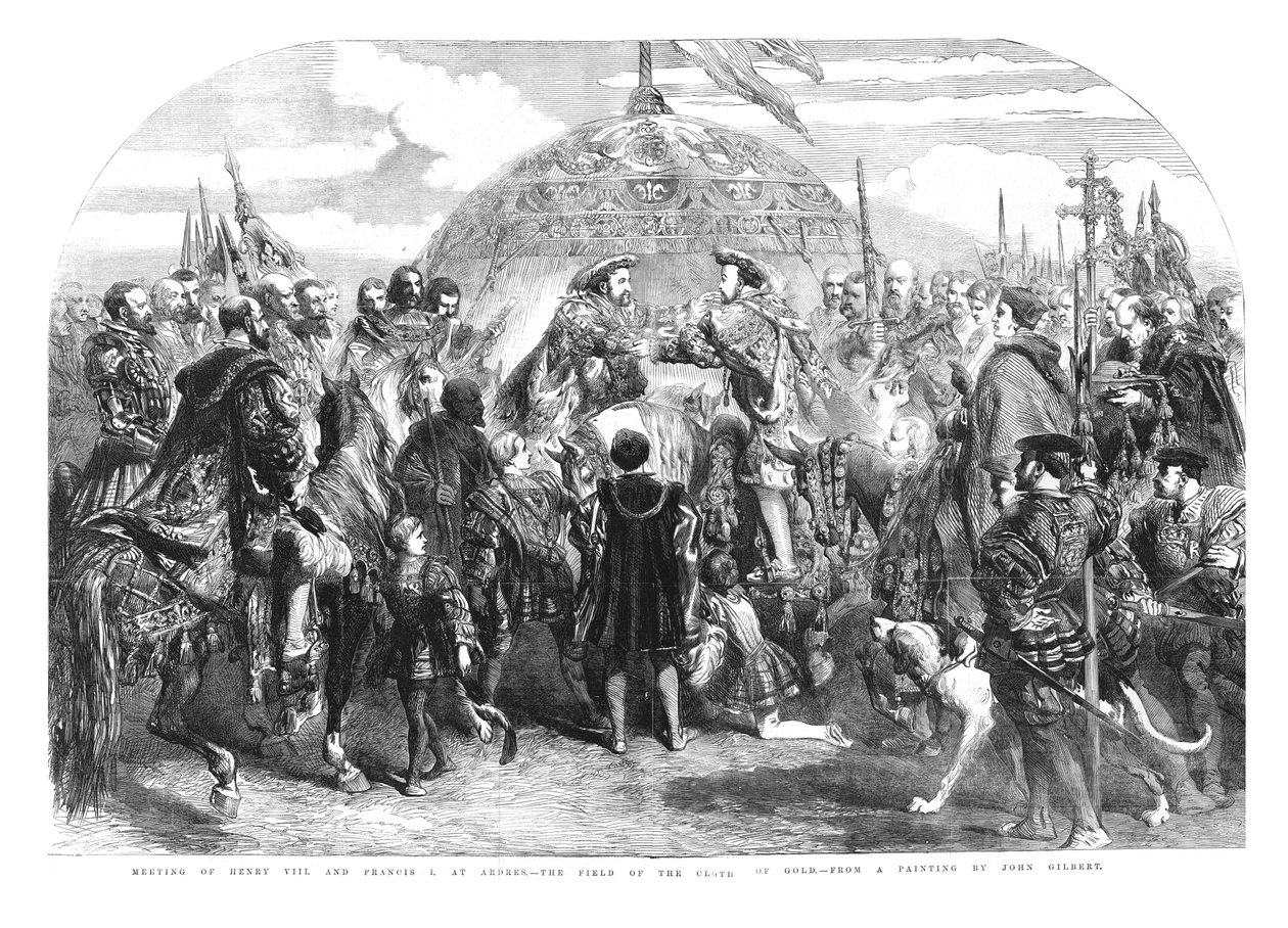 Rencontre de Henri VIII et François Ier à Ardres - Le Camp du Drap d