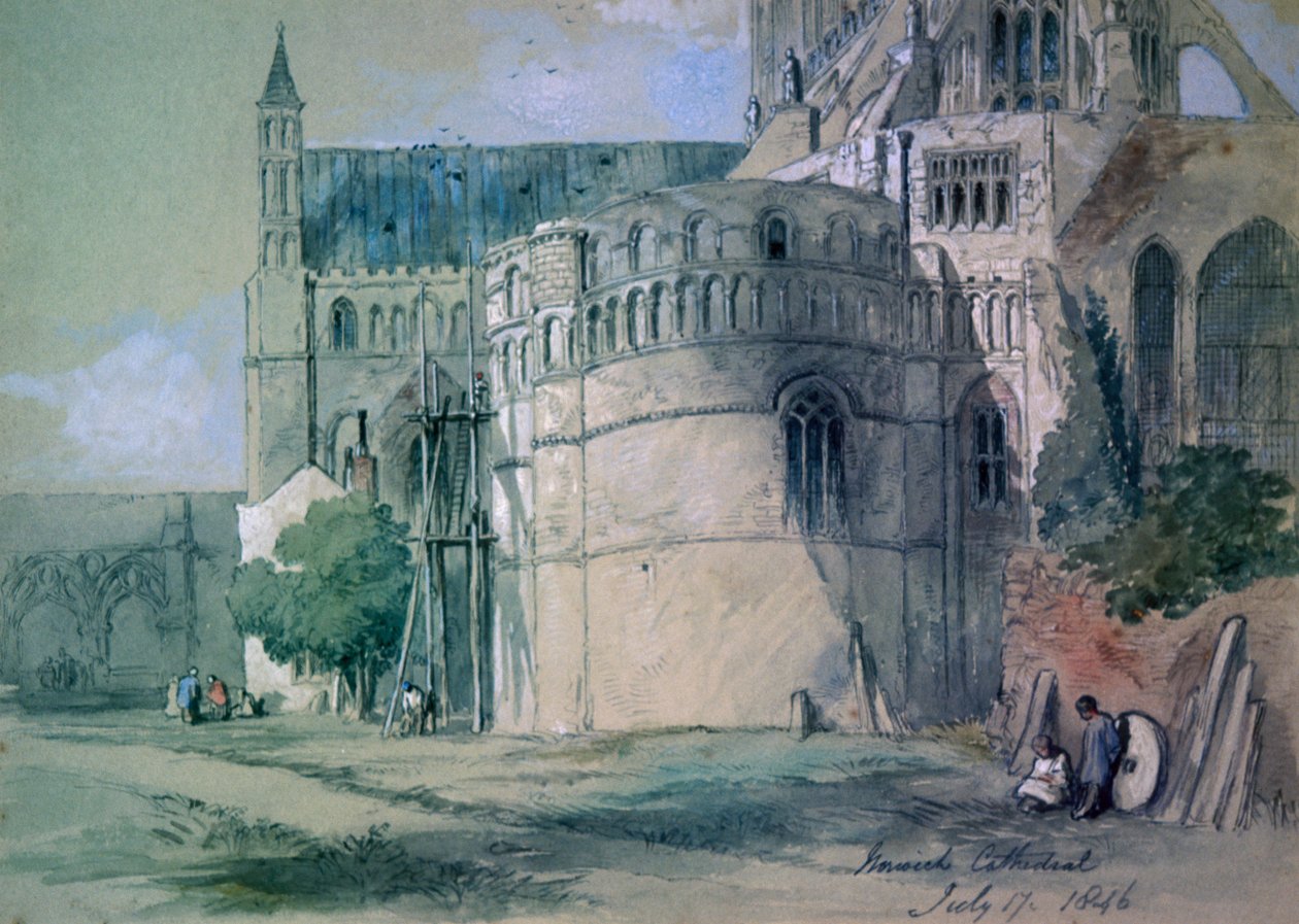 Cathédrale de Norwich, 1846 - Sir John Gilbert