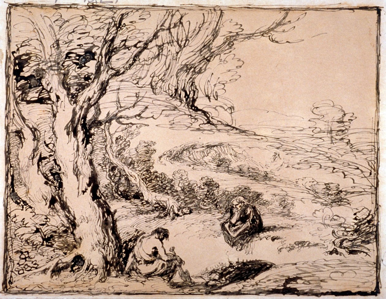 Timon et Apemantus, 1883 - Sir John Gilbert