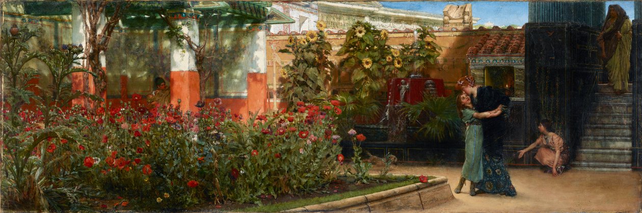 Un accueil chaleureux, avant 1878 - Sir Lawrence Alma Tadema