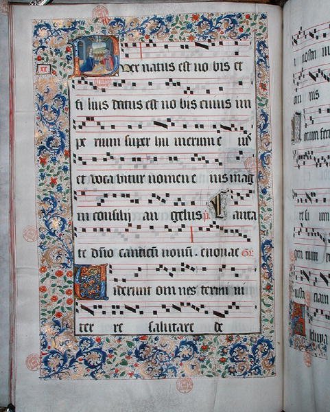 Ms 432 Temporal utilisé par les Sœurs de la Congrégation des Carmélites de Bruges, écrit par Sœur Margarita Bruynewe - Sister Cornelia Wulfekkercke