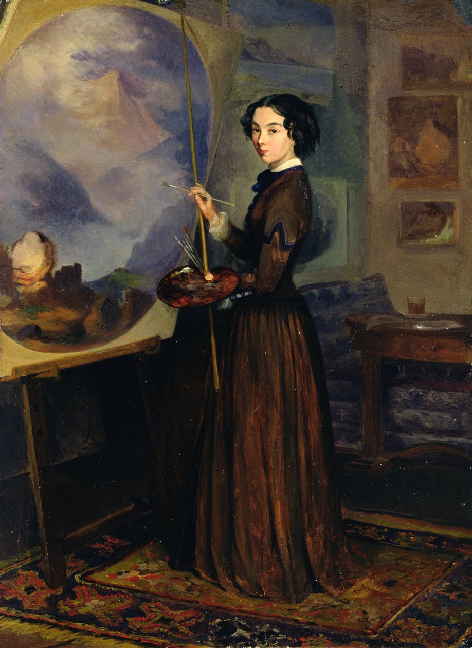 Autoportrait - Sofia Vasiyevna Sukhova Kobylina