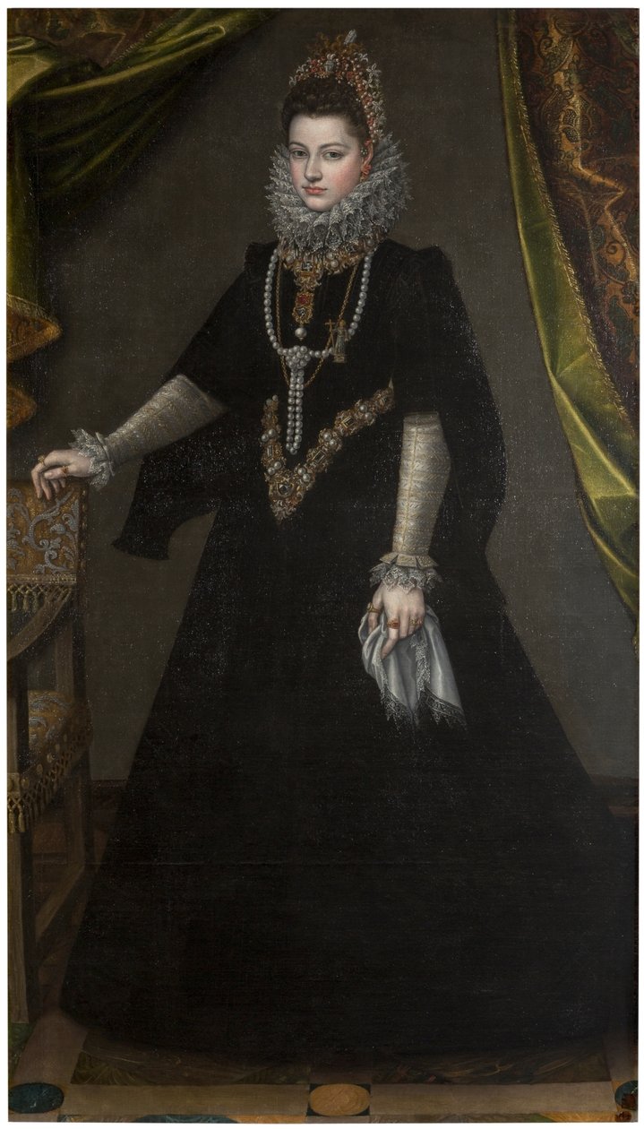 Allemand : Infantin Isabella Clara Eugenia (1566-1633) Portrait de l