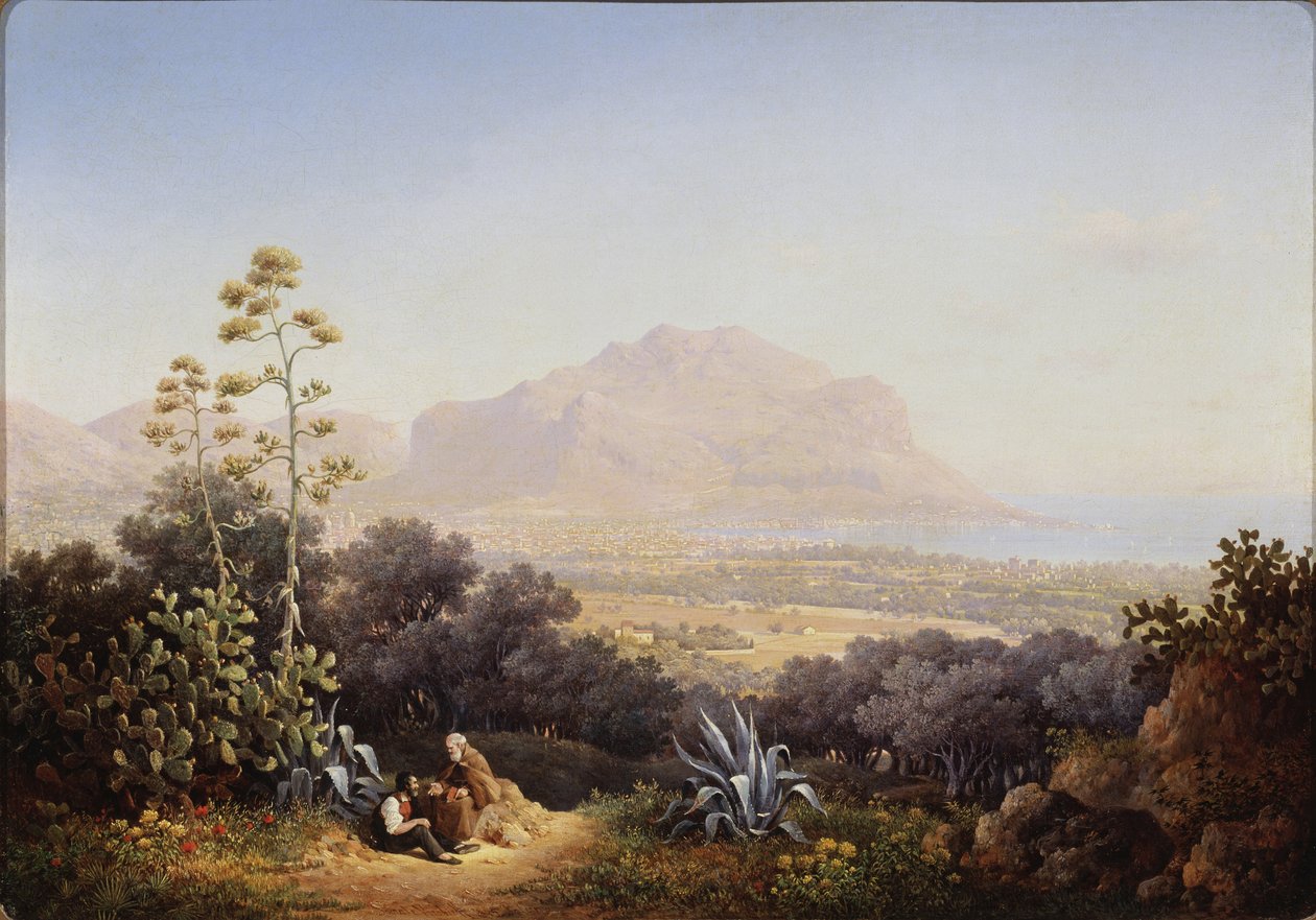 Vue de Palerme, 1845 - Sokrat Maximovich Vorobyev