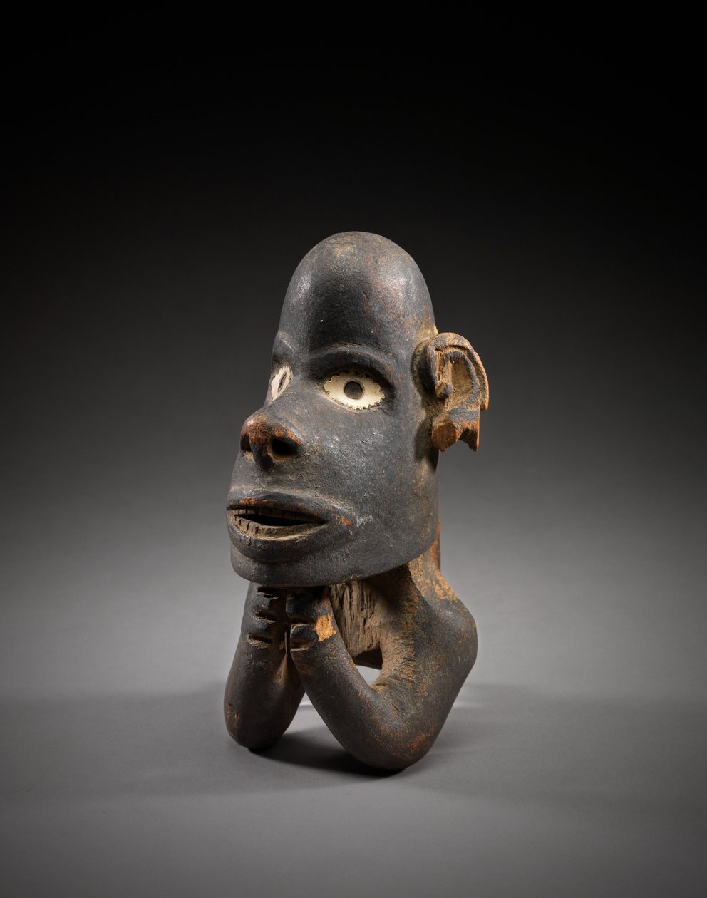 Figure de proue de canoë, nguzu nguzu, Nouvelle-Géorgie, Îles Salomon, début à milieu des années 1800 - Solomon Islander