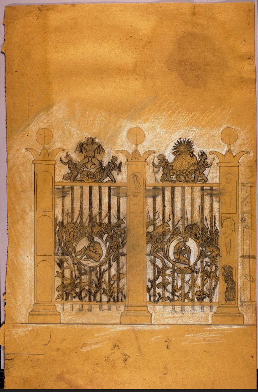 Grill de la Société géographique - Solon H. Borglum