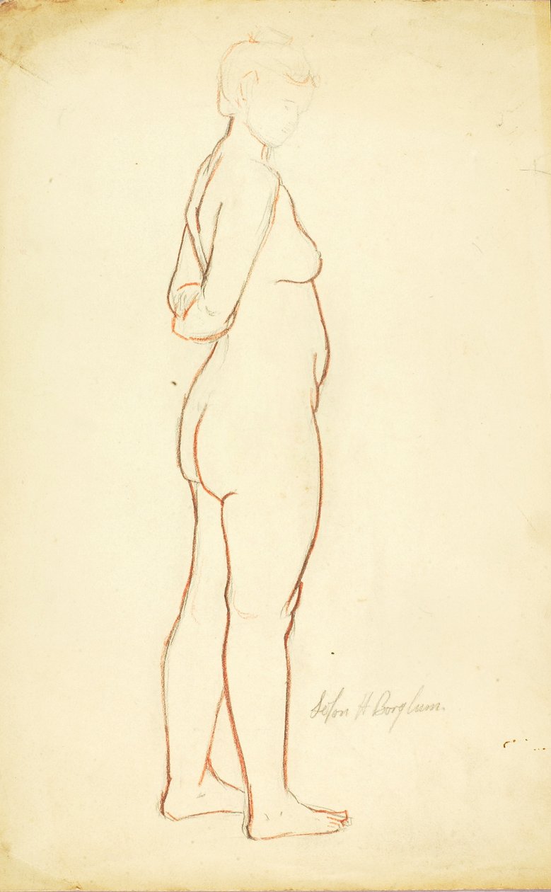 Nude - Solon H. Borglum