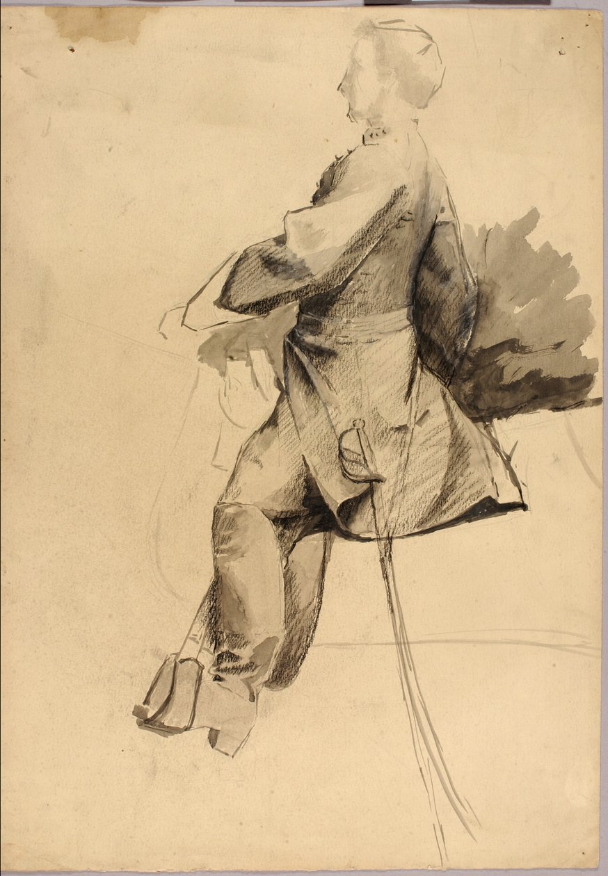 Étude pour un monument équestre - Solon H. Borglum