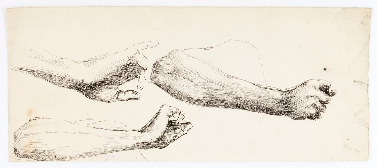 Trois études de bras - Solon H. Borglum
