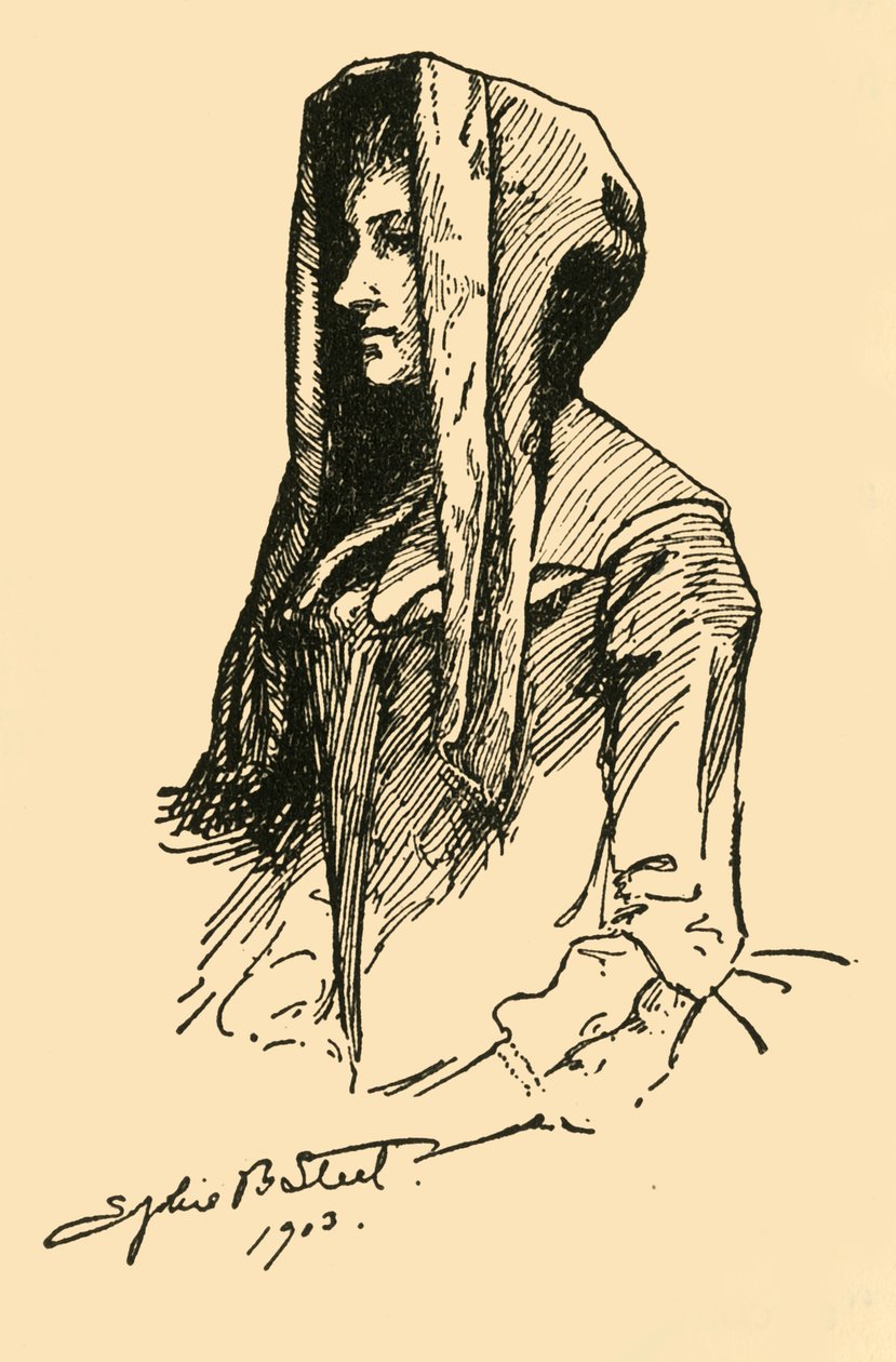Une capuche en camlet, tirée d