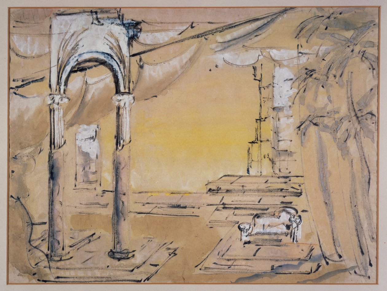 Court of Dido, scénographie de Sophie Fedorovitch pour l