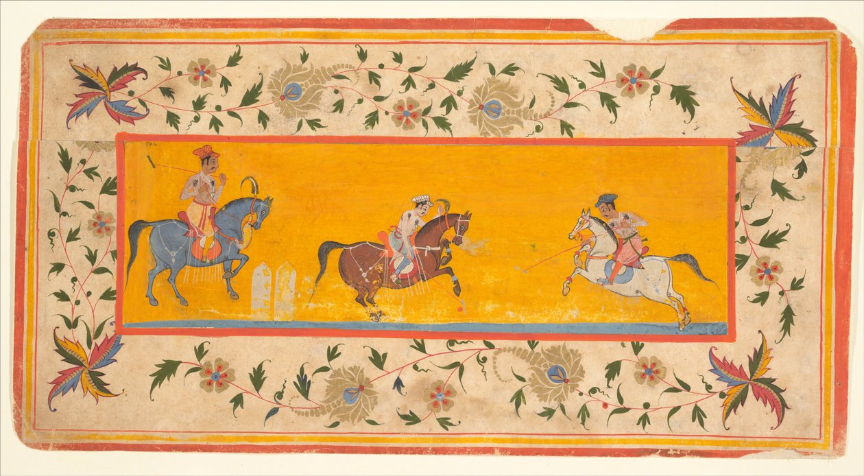Trois joueurs de polo - South Indian School