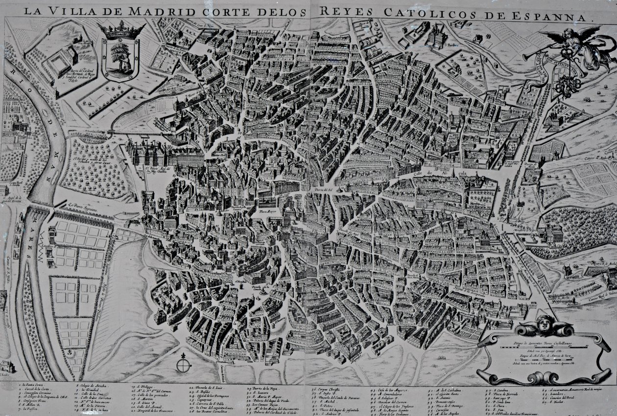 Carte de Madrid - Spanish School