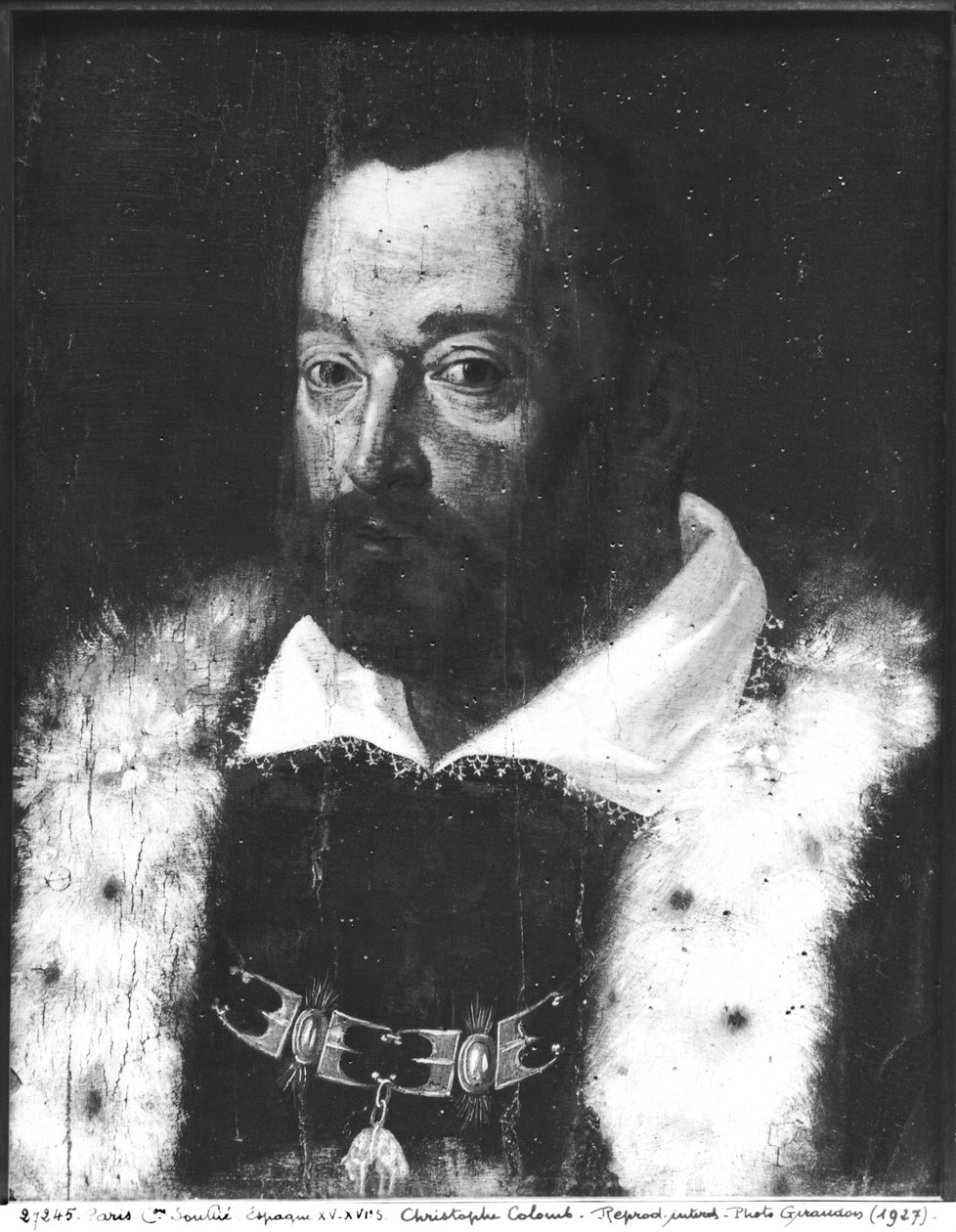 Portrait de Christophe Colomb (1450-1506) - Spanish School