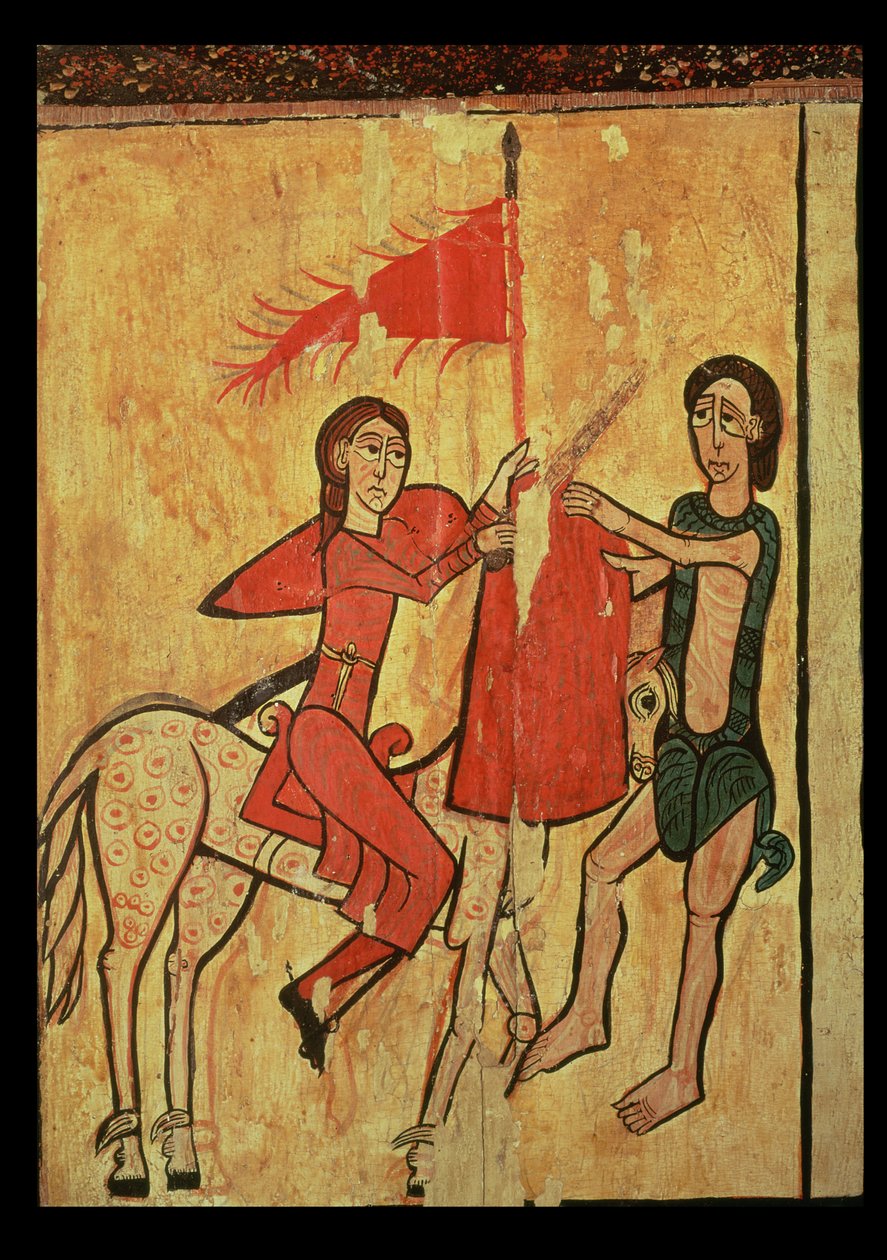 Saint Martin et le mendiant, détail d