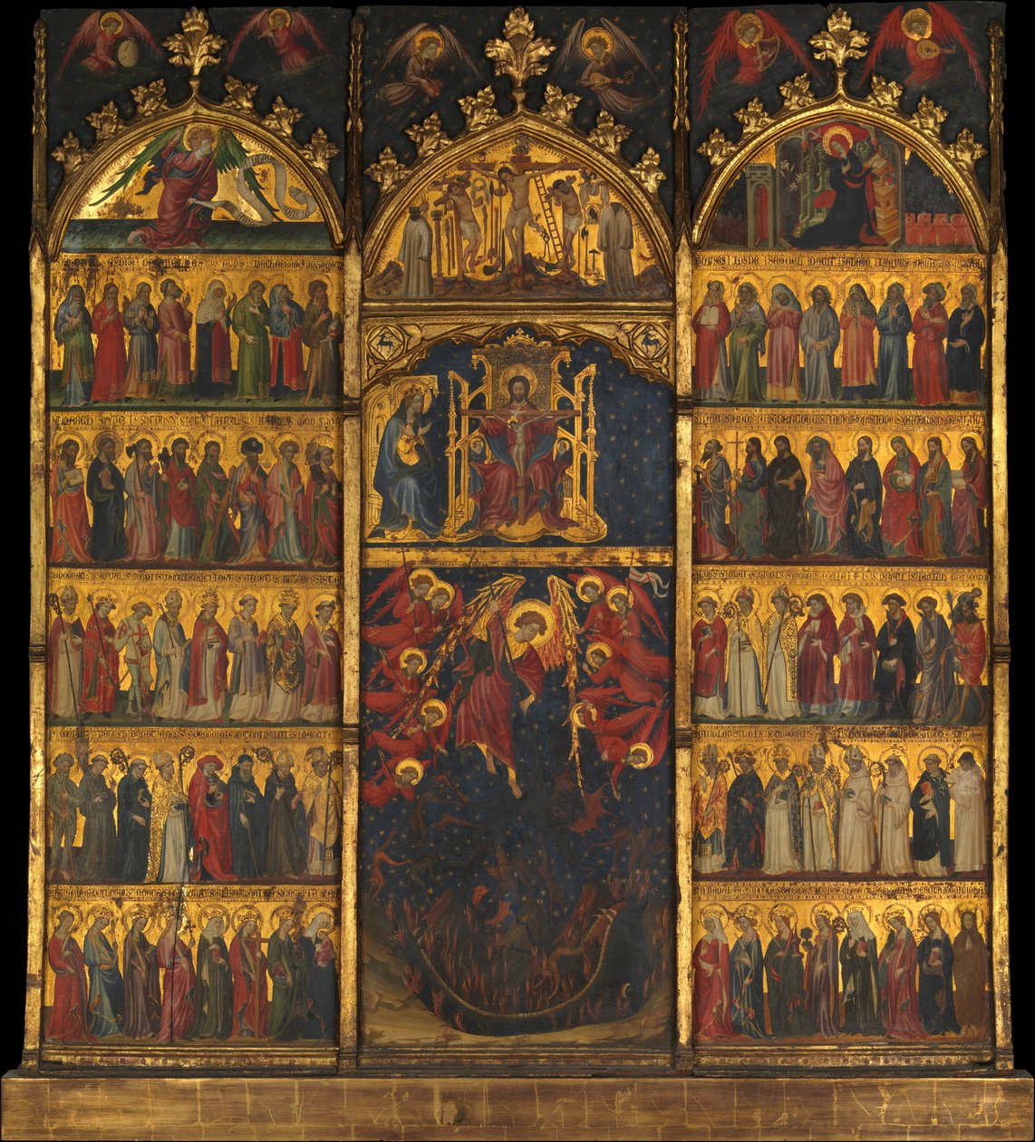 La Trinité adorée par tous les saints - Spanish Painter