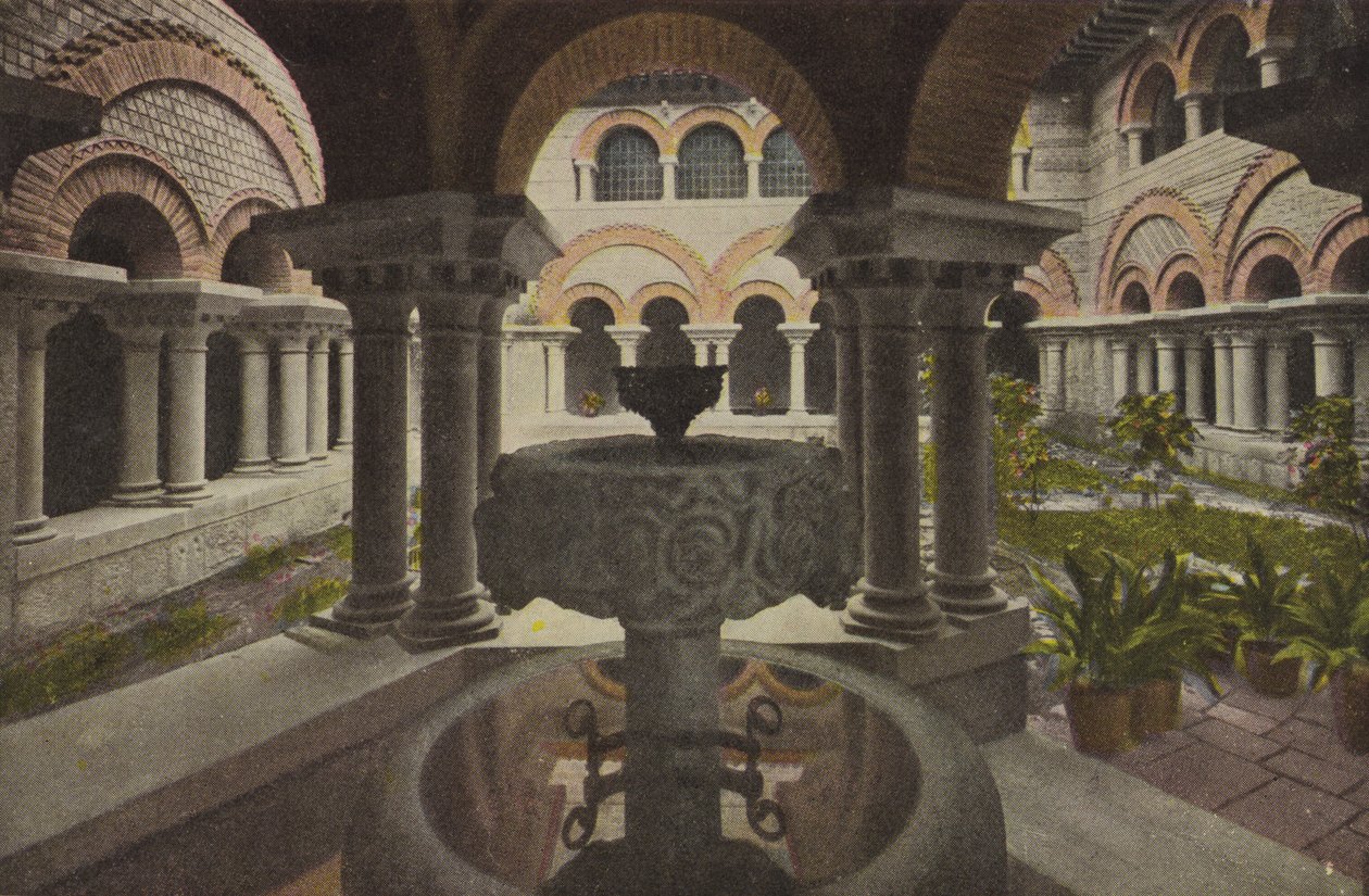 Montserrat : Claustre romanic ; Claustro romanico (photo en couleur) - Spanish Photographer